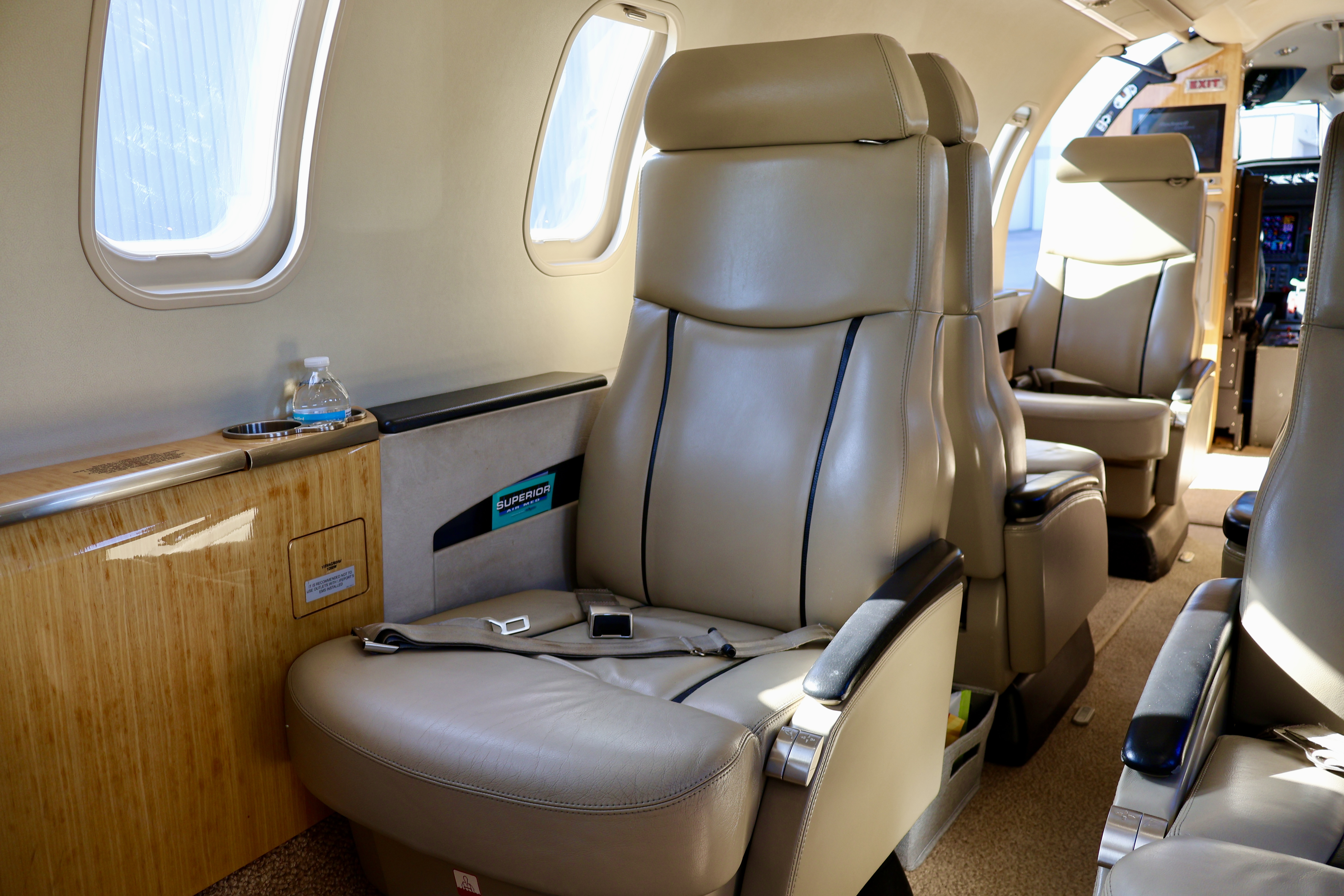 Learjet 45XR interior