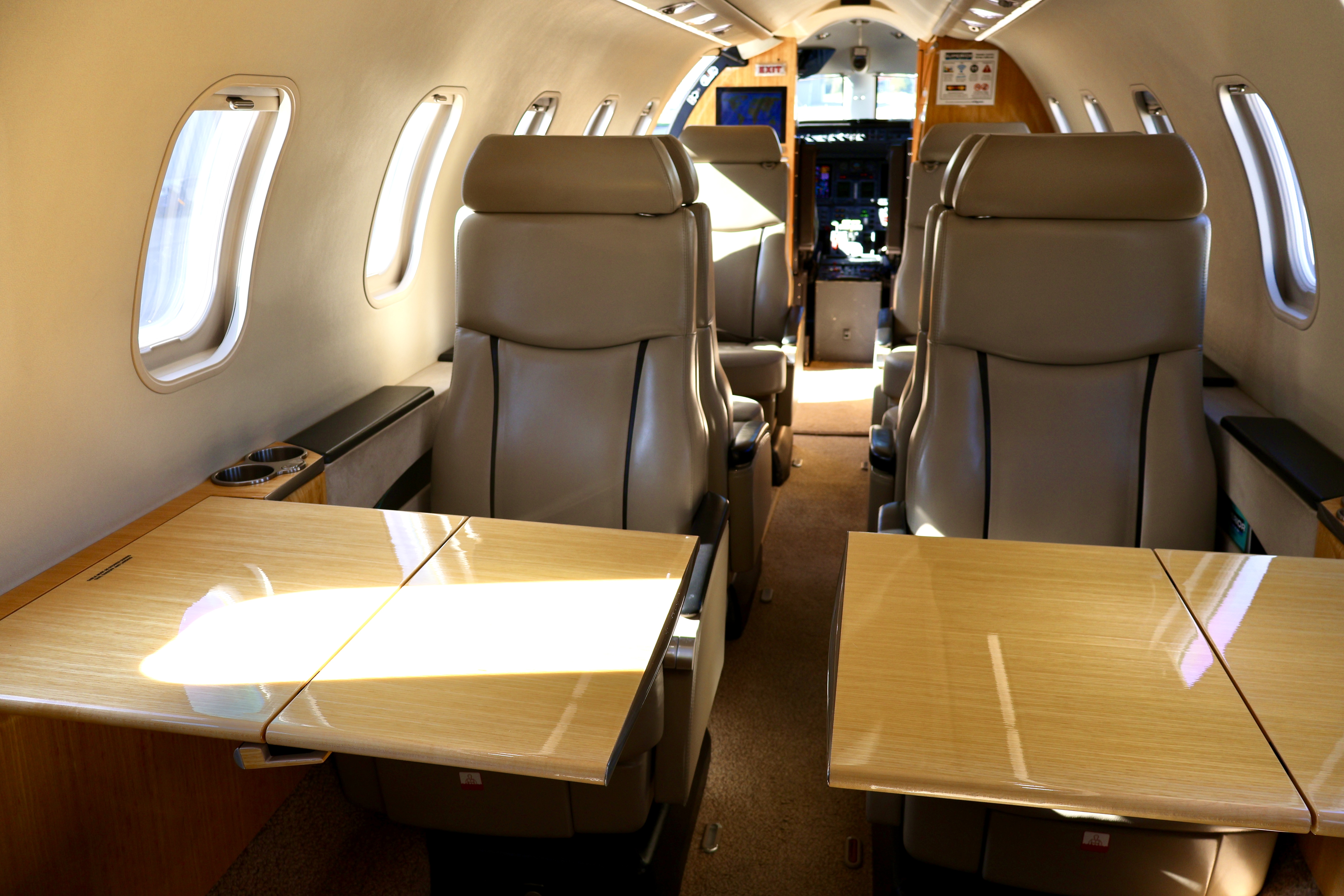 Learjet 45XR interior