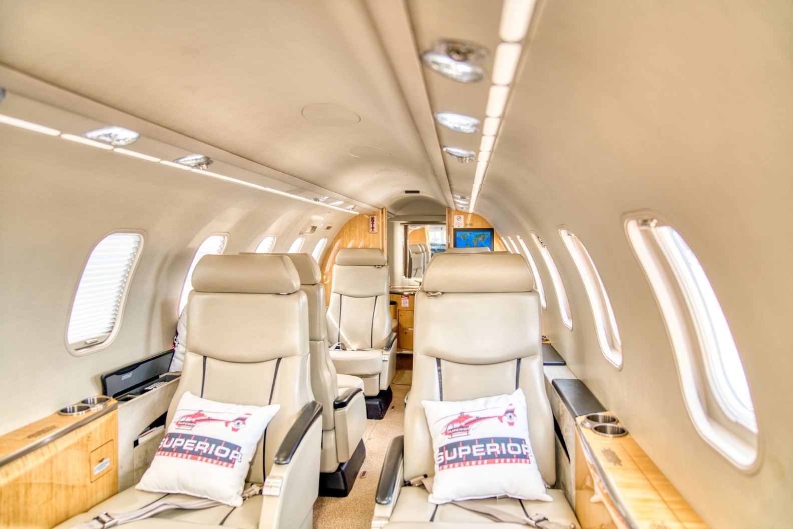 Learjet 45XR interior